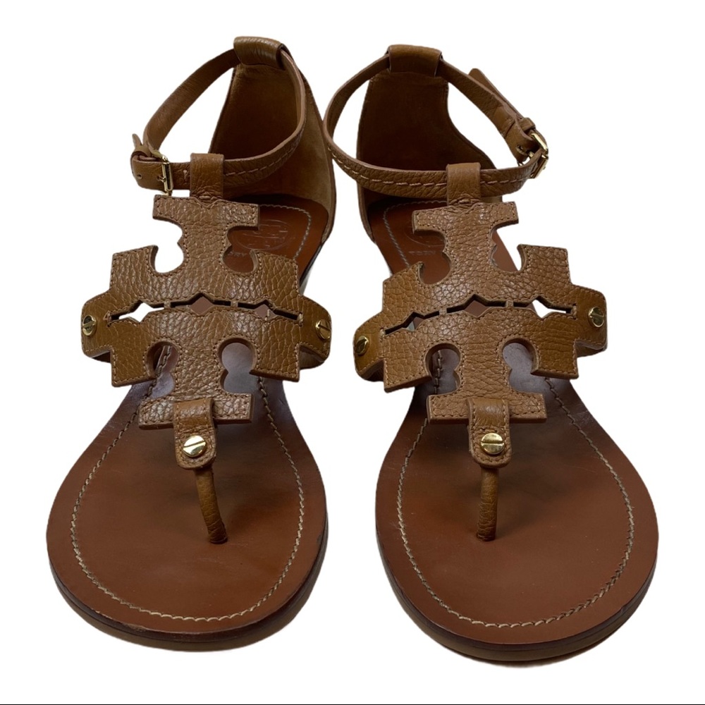 Tory Burch Chandler logo thong wedge sandal